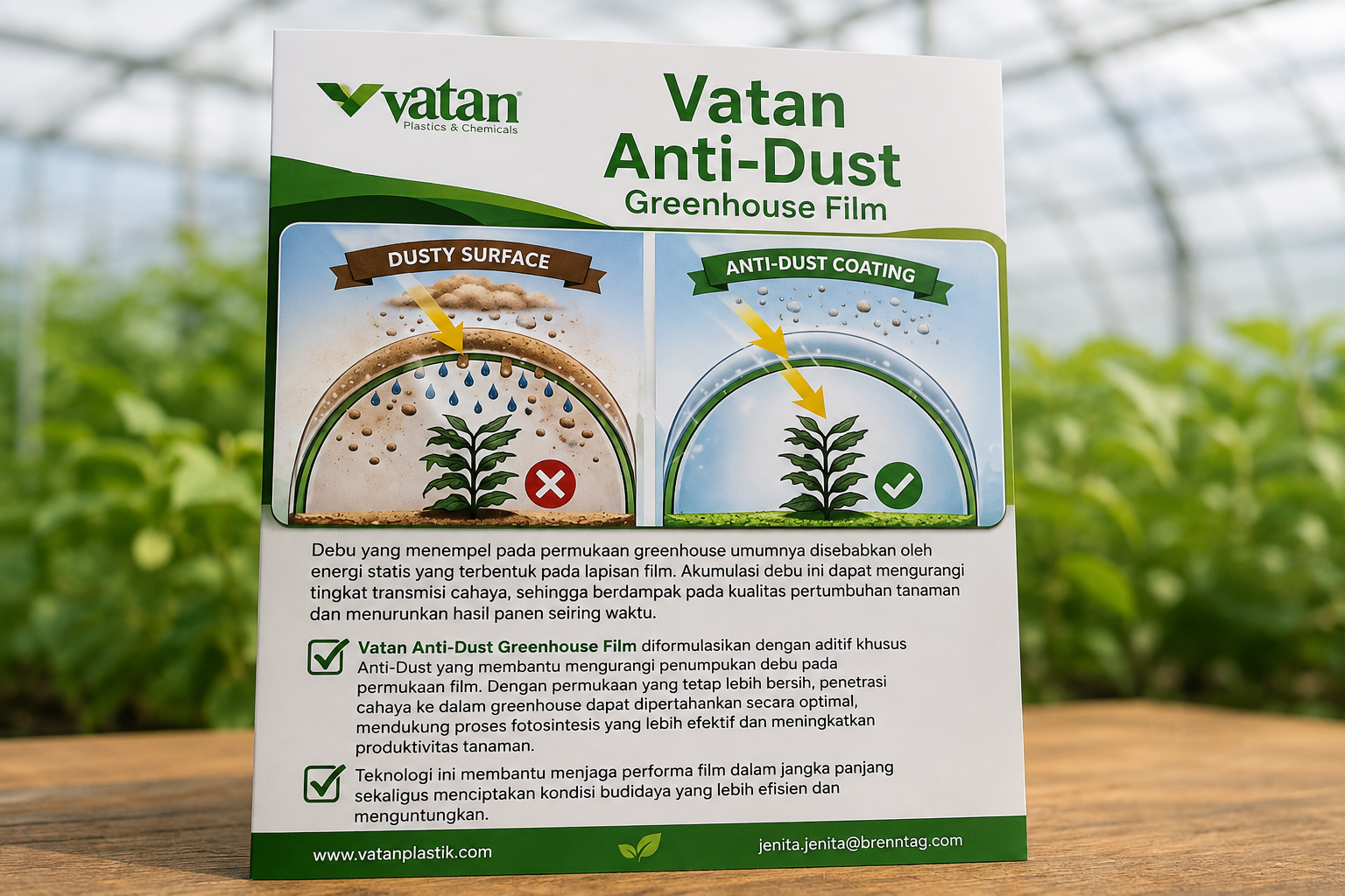 Vatan Anti-Dust Greenhouse Film