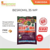 Fungisida Besromil 35 WP 100 gram Metalaksil Pengendali Busuk Daun dan Buah