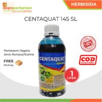 Centaquat 145 SL 1 Liter Herbisida Parakuat Diklorida Obat Pembasmi Gulma Rumput Liar