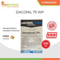 Fungisida Daconil 75WP 500 gram Original Bahan Aktif Klorotalonil Obat Pembasmi Penyakit Jamur Tanaman