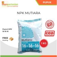 Pupuk NPK Mutiara 16-16-16 1 Kg Meroke Original