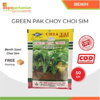 Benih Sawi Green Pak Choy Choi Sim 50 gram Bibit Sawi Caisim BISI Cap Kapal Terbang