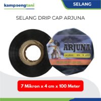 Selang Drip Irigasi Cap Arjuna 7 Mikron x 4 cm x 100 Meter