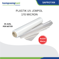 Plastik UV Jempol 170 Micron Lebar 4 Meter x 100 Meter Eceran Dijual Per Meter