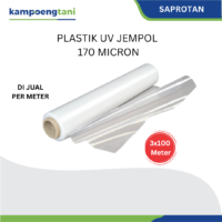 Plastik UV Jempol 170 Micron Lebar 3 Meter x 100 Meter Eceran Dijual Per Meter