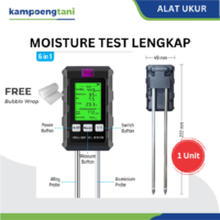BIG-Farm 6 in 1 Digital Soil Analyzer, pH Temp Moisture Fertility Sun Light Humidity | Alat Ukur Kesuburan Tanah Multi Parameter