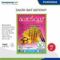 Sagri Bat Fungisida Dimetomorf 60% + Azoksistrobin 10% Obat Jamur Tanaman Pencegah Hawar Daun, Blast, Bulai & Embun Bulu