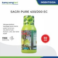 Sagri Pure 400/200 EC 50ml 100ml 200ml 500ml Insektisida Sistemik Pembasmi Thrips, Kutu Daun, Tungau, Lalat Putih & Lalat Buah