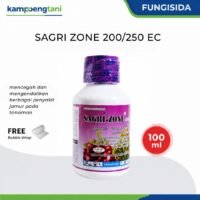 Sagri Zone 450 SC 100ml 250ml Fungisida Difenoconazole + Azoksistrobin Obat Blast, Hawar Daun, Karat & Bercak Daun