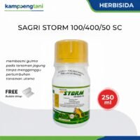 Sagri Storm 100/400/50 SC 250ml 500ml 1 Liter Herbisida Selektif Jagung Nicosulfuron + Atrazine + Carfentrazone Ethyl Pembasmi Gulma